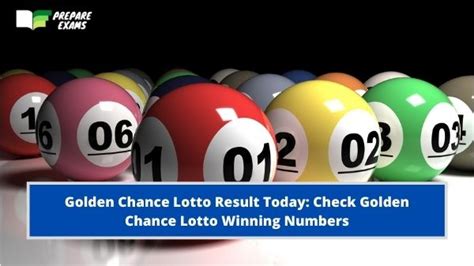 golden chance lotto result jet